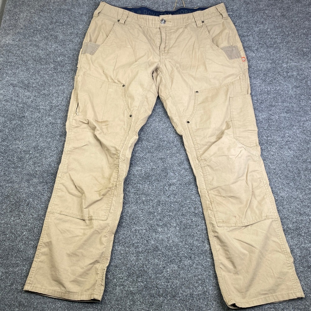 Dovetail Workwear Pants Womens 16x30 Ripstop Double Front Carpenter